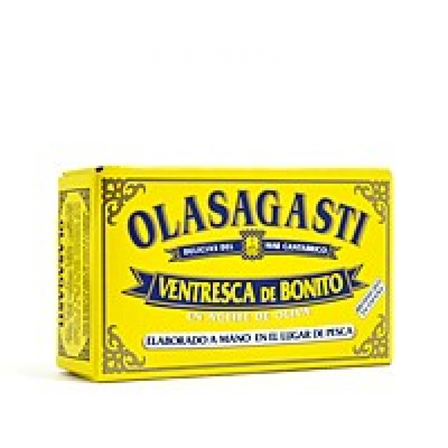 OLASAGASTI -Delicias del Mar Cantábrico- Ventresca de Bonito en aceite de oliva 120g